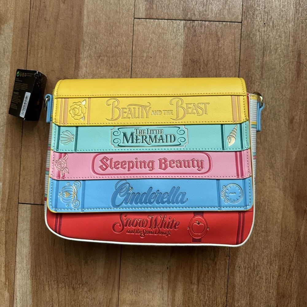Loungefly Disney Princess Books Classics Cross Body Bag